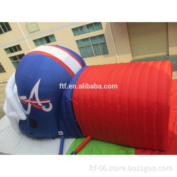 2015 new fashioned Inflatable helmet tunnel / advertising helmet tunnel